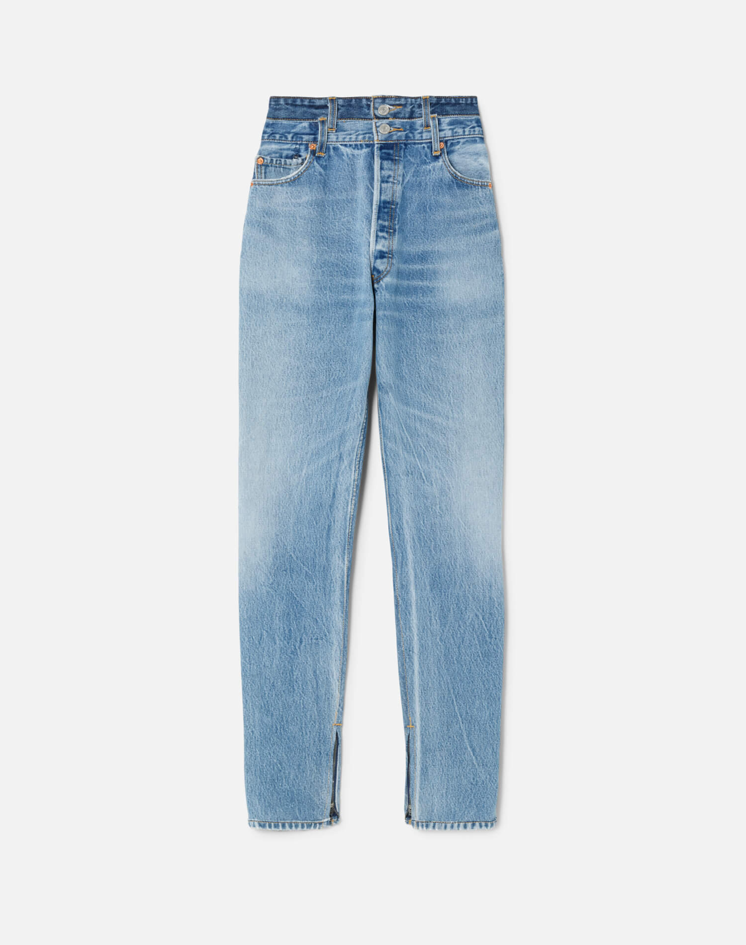 Womens | Levi's Double Waisted Drainpipe | Indigo