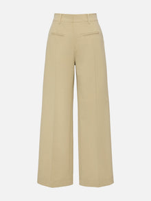 High-Waisted Wide-Leg Pants | Khaki