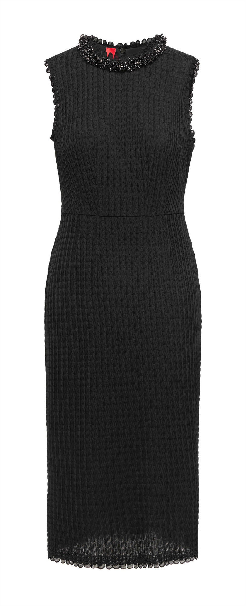 Acetic Acid Pleated Dress | Black