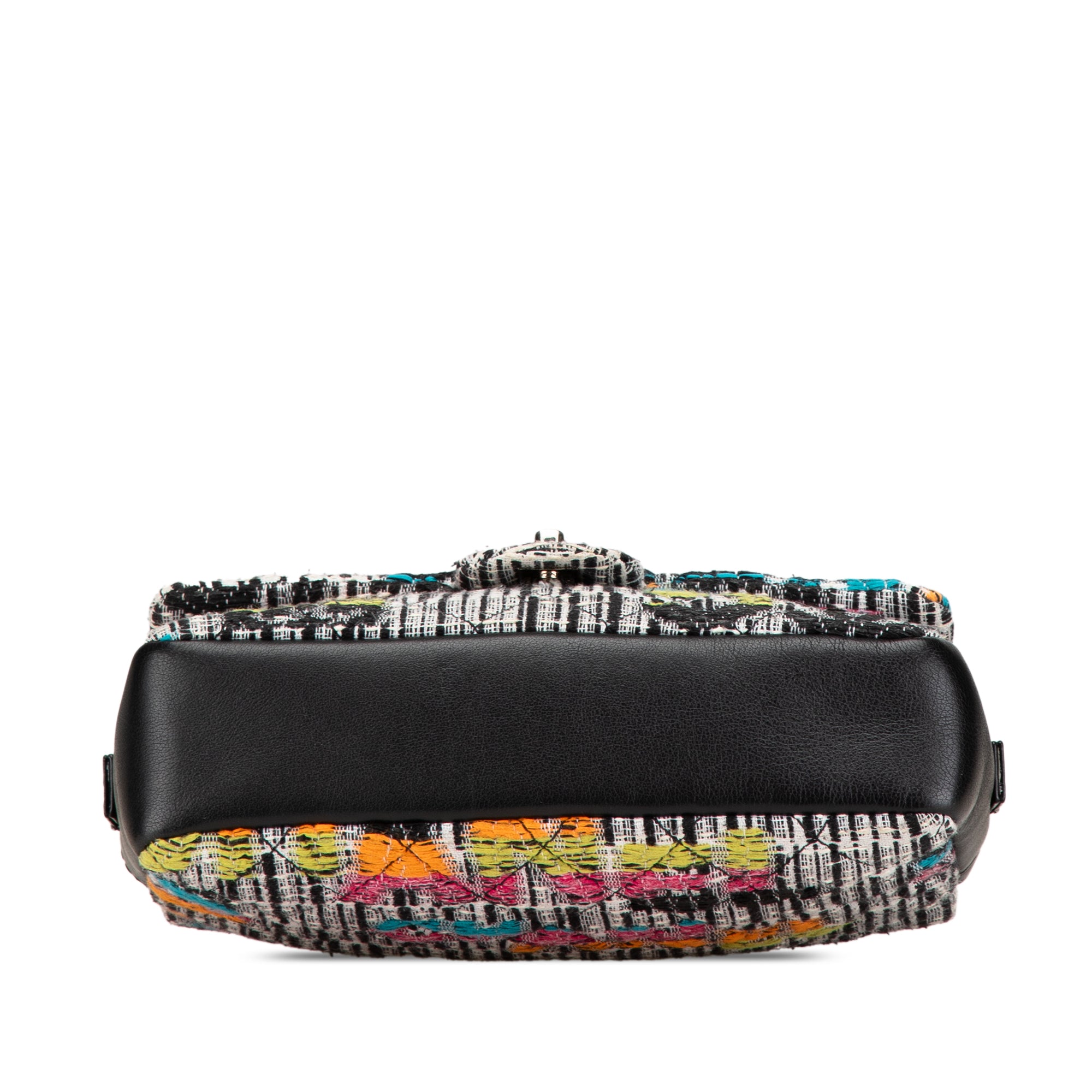 Chanel | Pre-Owned Quilted Tweed Fantasy Easy Flap | White/Off White