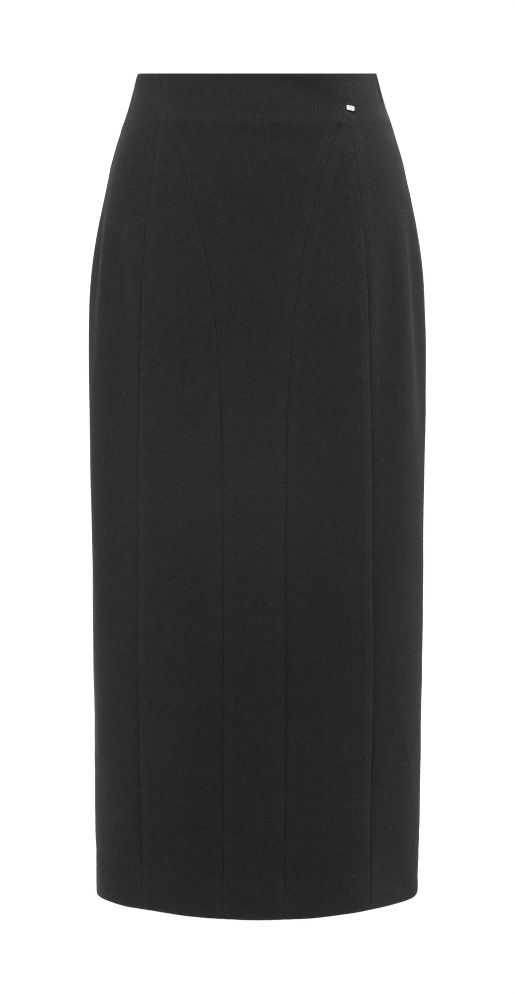 Triacetate Pencil Skirt | Black