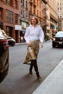 Kaia Slip Skirt | Cheetah Natural