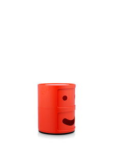 Componibili Smile Storage Unit - 2 Elements | Single | Red