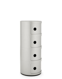 Componibili Classic Storage Unit - 4 Elements | Single | Silver