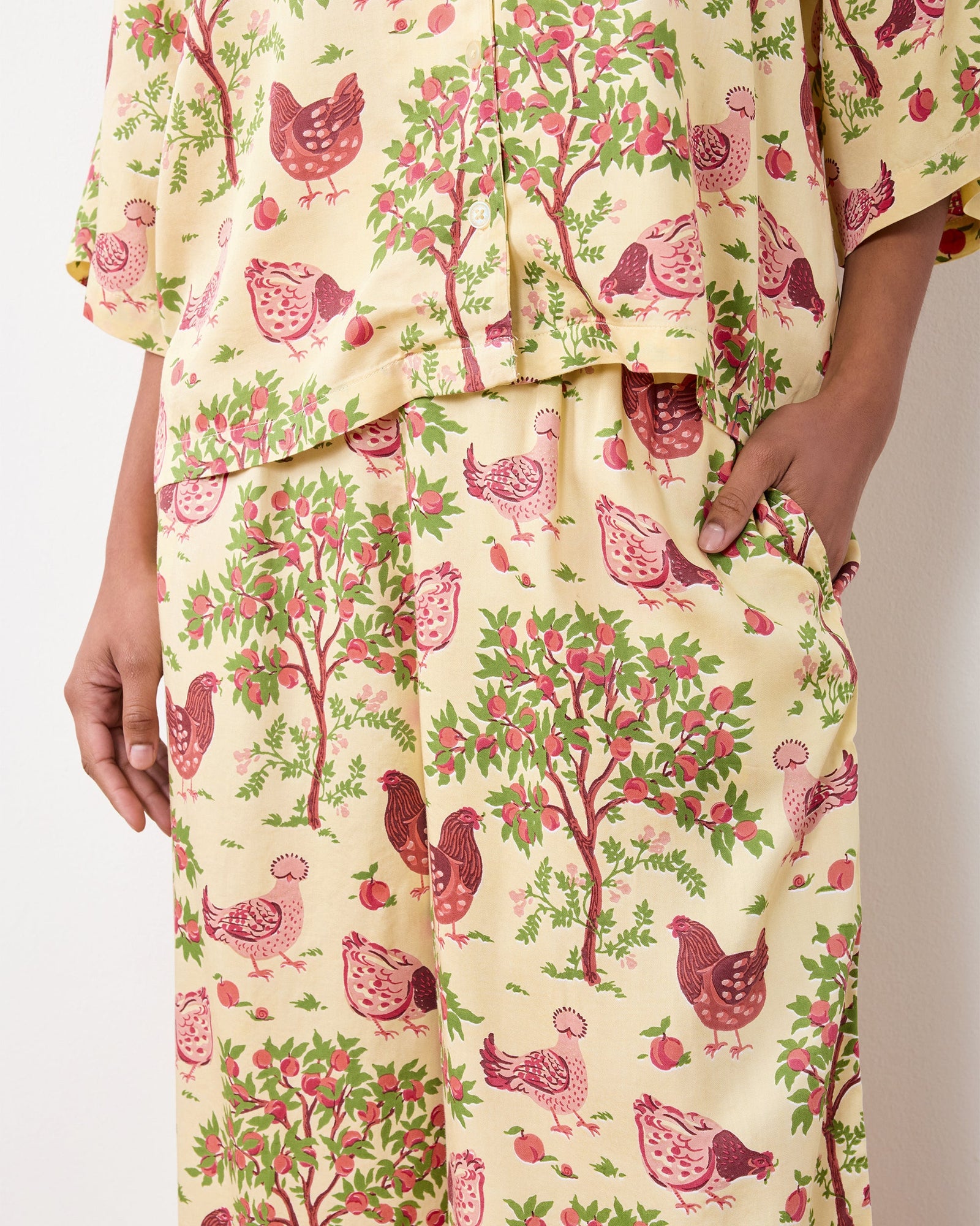 Hen House - Eco Satin Wildest Dream Set - Soft Yellow - Printfresh