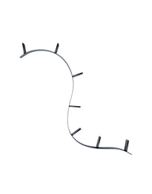 Book Worm 7 Bookends - 3.2 Meters | Single | Black