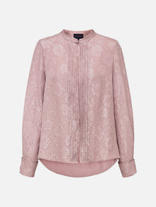 Silk Chinese Style Shirt | Purple