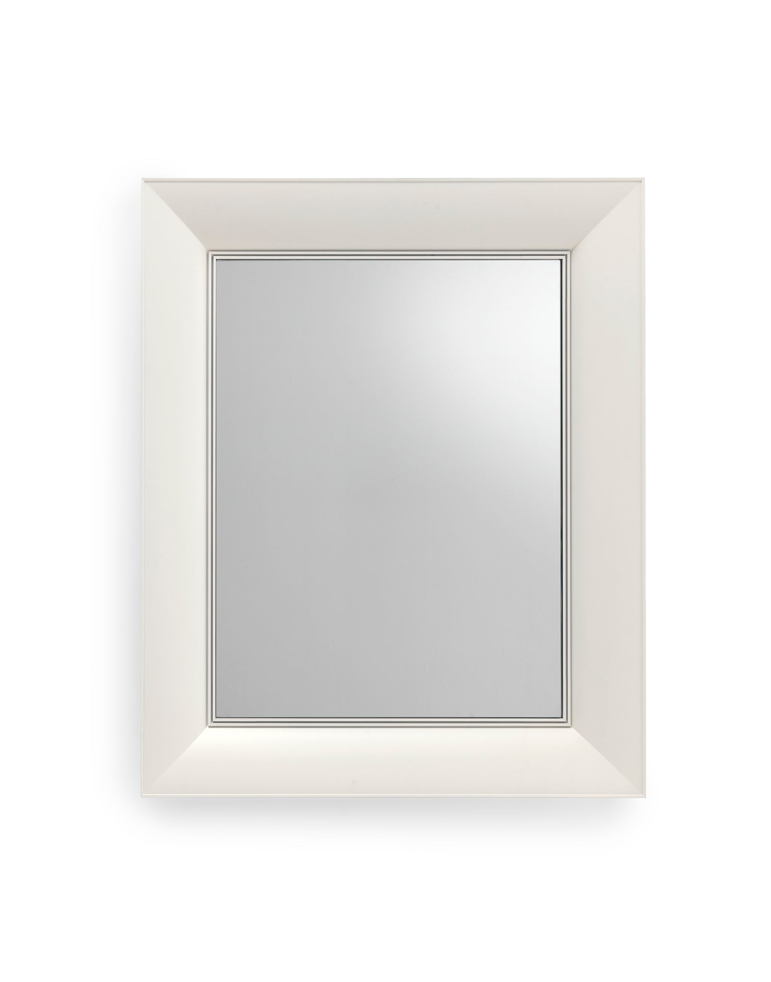 Francois Ghost Mirror - Small | Single | White