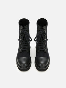 Classic Knitted Martin Boots | Black