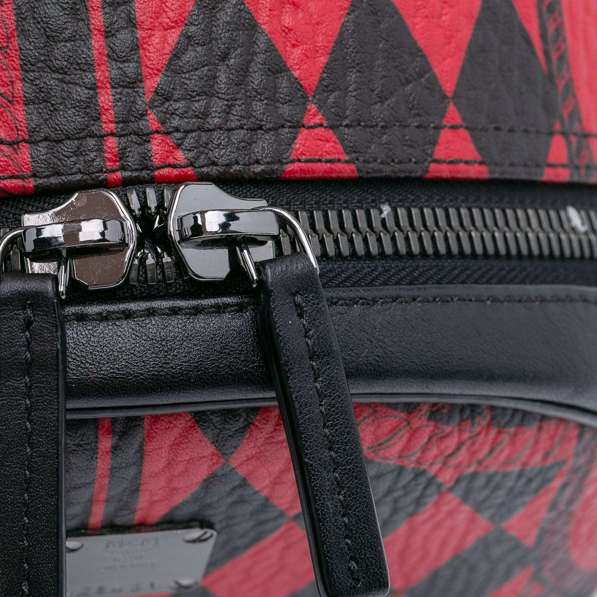 MCM | Pre-Owned Baroque Stark Backpack | Red