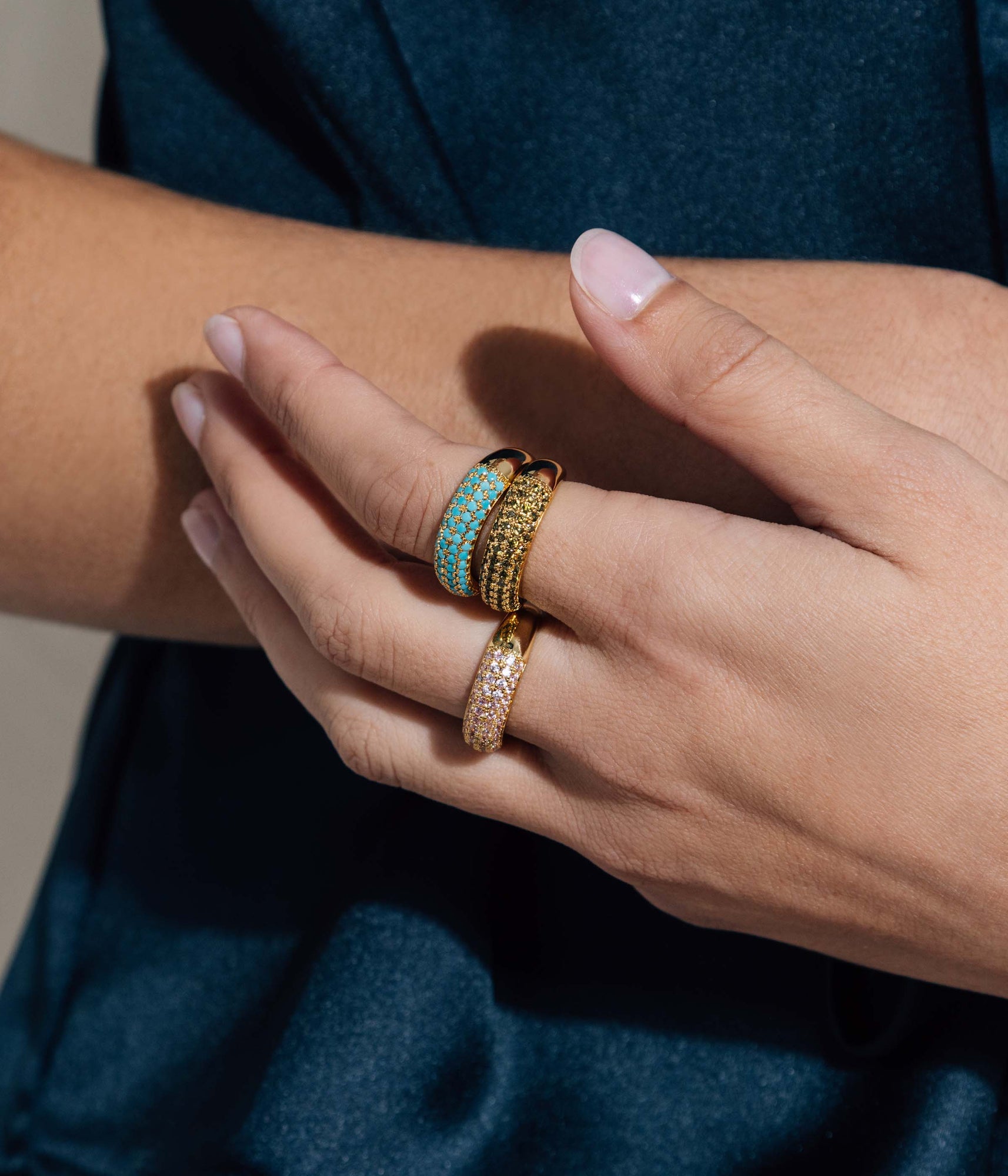 Veyra Ring in Topaz - Loren Hope