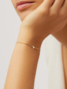 Lana Heart Bracelet WHSL | 14K Gold on Sterling Silver