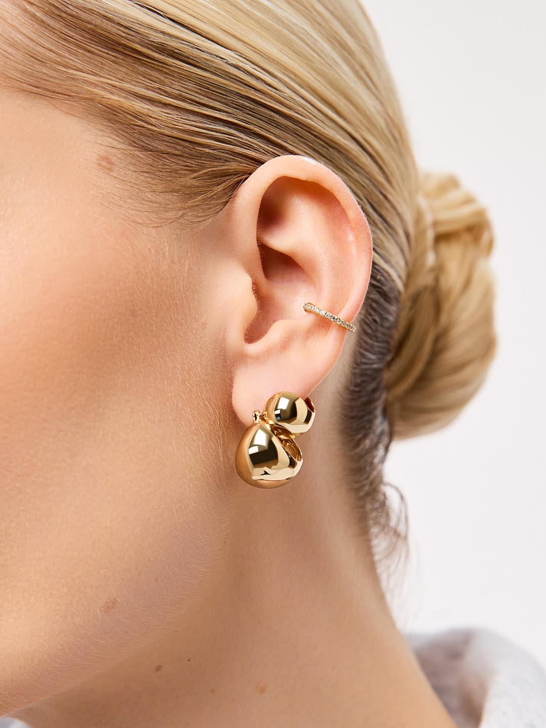 Abby Hoop Earrings | 14K Gold on Brass
