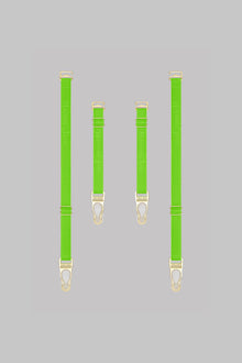 Suspenders straps - Signature | Green