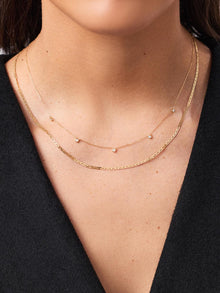 Heart Chain Necklace | 10K Solid Gold