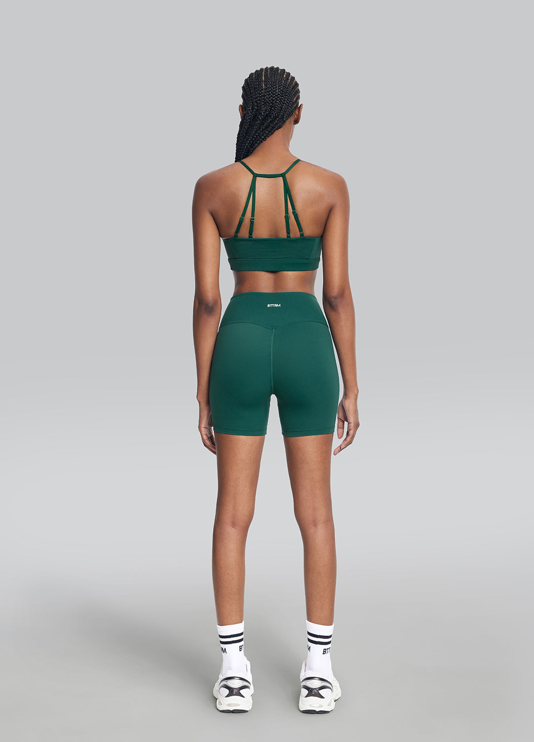 High-Waisted Impact Mesh Shorts | Dark Moss