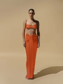 Nia Maxi Skirt | Mandarine Lush