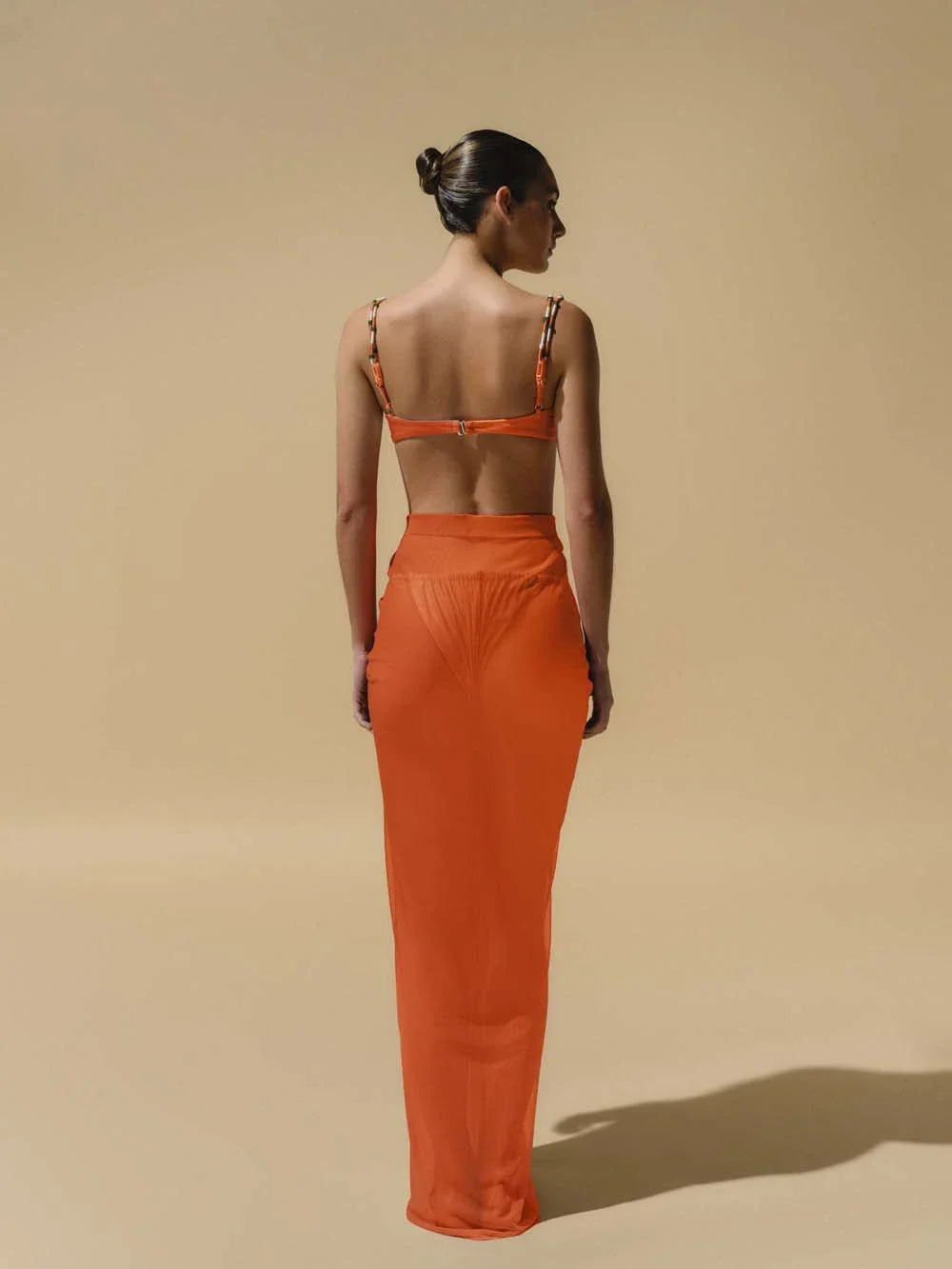 Nia Maxi Skirt | Mandarine Lush