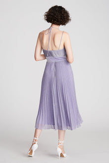 Halston | Evelia Dress In Shimmer Jersey | Amethyst