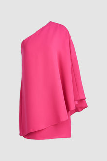 Halston | Melina Dress In Stretch Crepe | Magenta