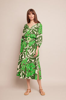 Simone Cover-Up Dress | Palm Beach Green