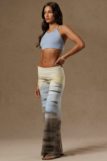 Women | Vintage Halter Bra | Sky Blue Mineral Wash
