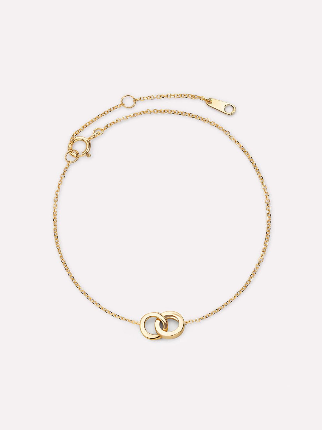 Duo Links Bracelet | 10K Solid Yellow Gold
