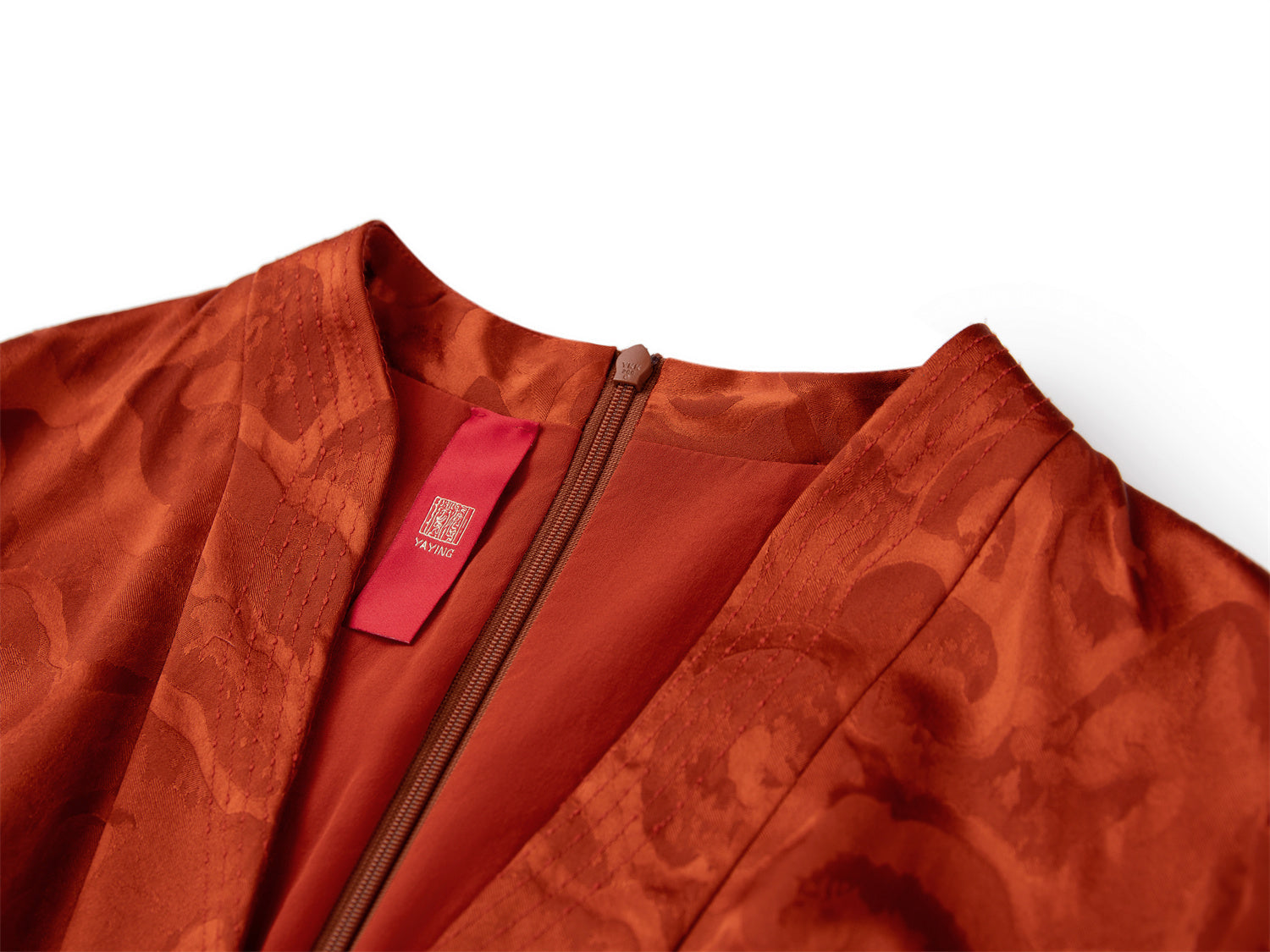 Mulberry Silk Dress | Orange