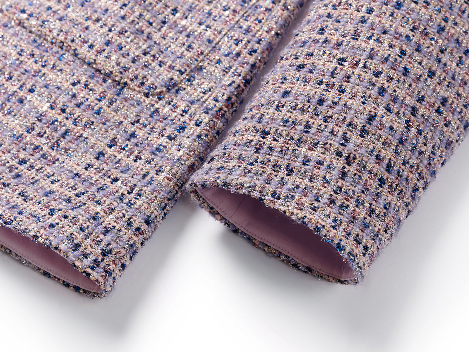 Tweed Parisian-Style Coat | Purple