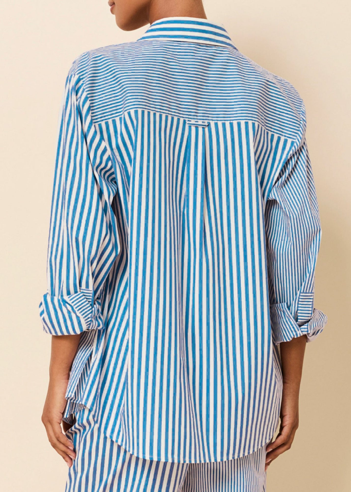 Womens | Avril Button Down | Cosmic Blue