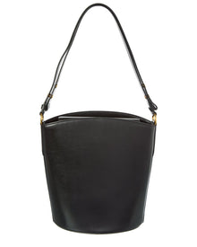 Tom Ford | Womens | Logo Medium Leather Bucket Bag | Black