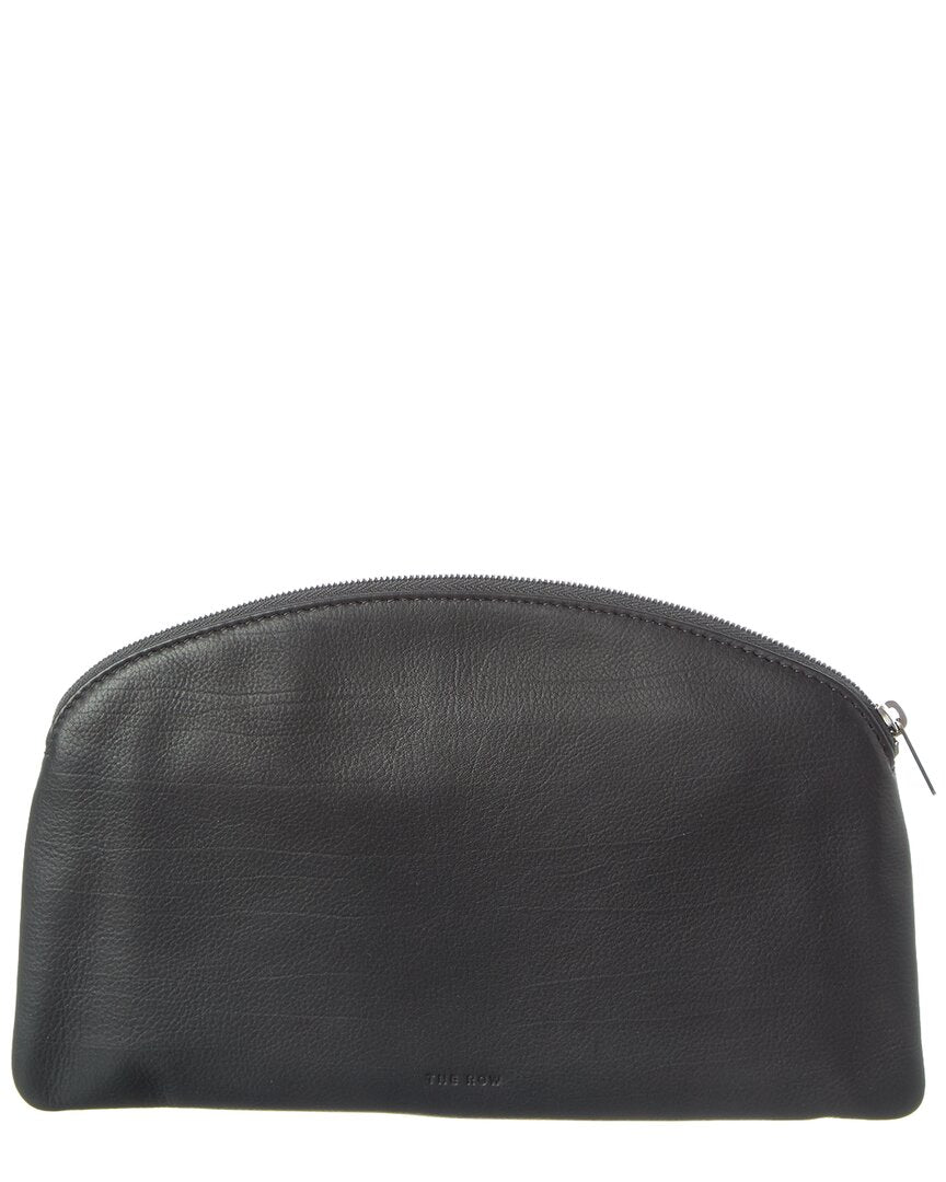 The Row | Womens | Leather Clutch | Grey