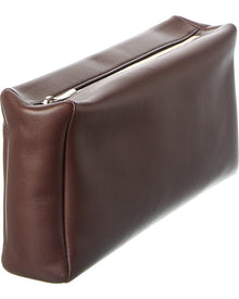 The Row | Womens | Leather Clutch - Small | Brown
