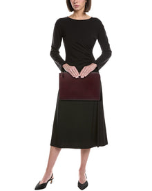 The Row | Womens | Leather Clutch - Large | Brown