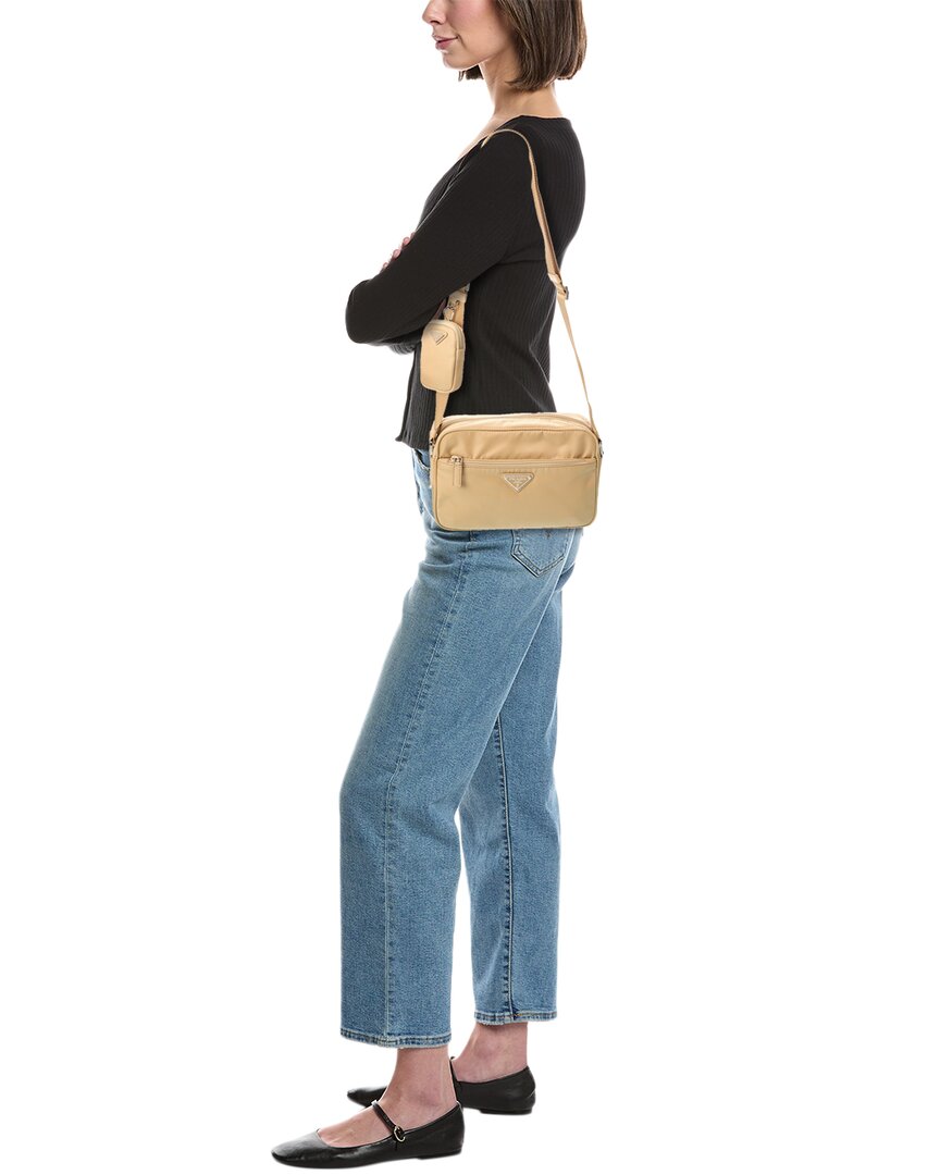 Prada | Womens | Re-Nylon Shoulder Bag | Brown