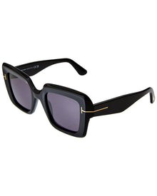 Tom Ford | Womens | 5001A 50mm Sunglasses | Shiny Black | Smoke Lens
