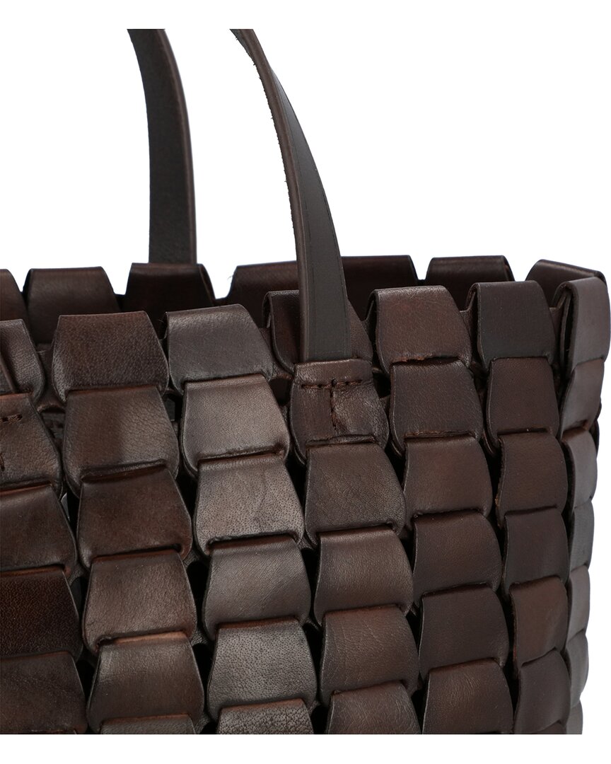 Dragon Diffusion | Womens | Link Tote Leather Tote | Brown