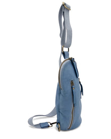 Bolsa Nova | Unisex | Logan Leather Sling Bag | Ocean