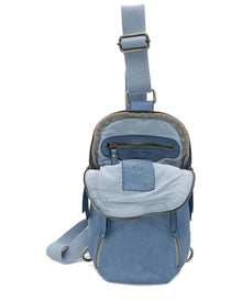 Bolsa Nova | Unisex | Logan Leather Sling Bag | Ocean
