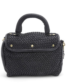 Bolsa Nova | Unisex | Leather Lily Mini Bag | Black