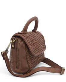 Bolsa Nova | Unisex | Leather Lily Mini Bag | Cognac