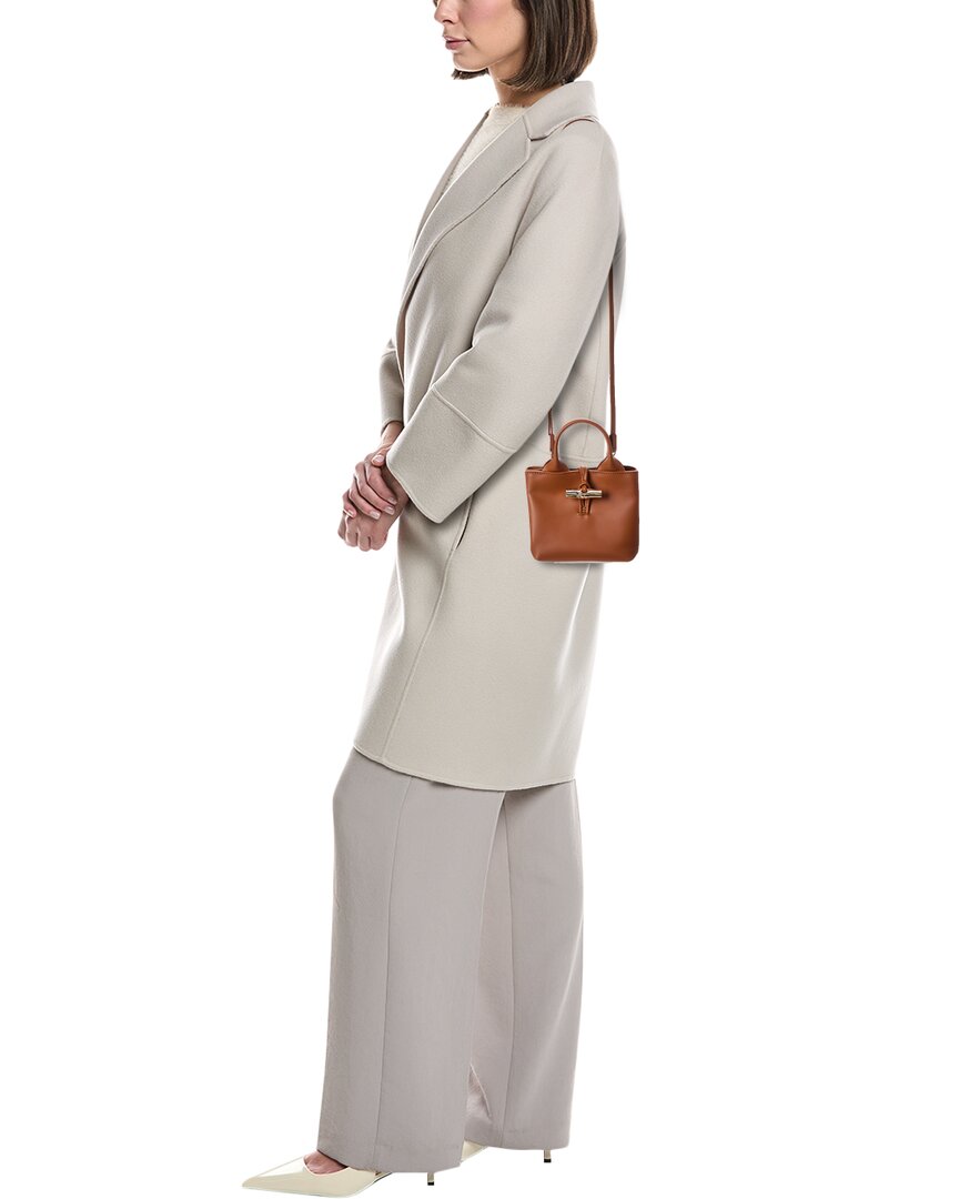 Longchamp | Unisex | Le Roseau XS Leather Handbag | Brown