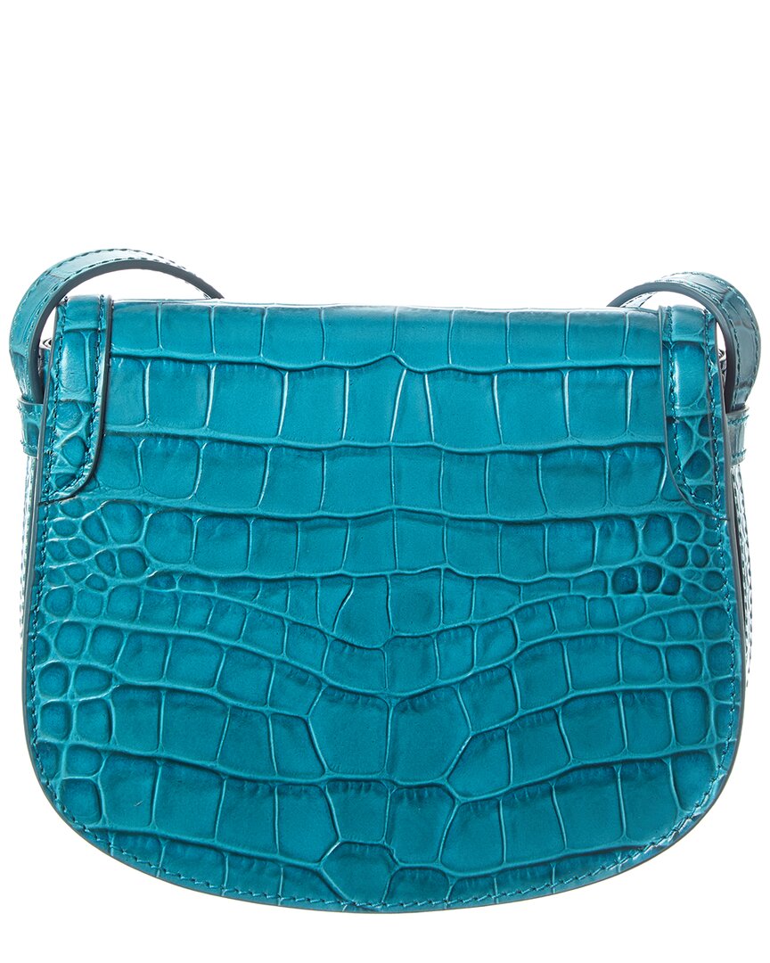 Tom Ford | Womens | Mini Leather Shoulder Bag | Blue