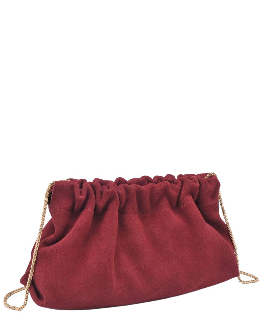 Moda Luxe | Womens | Penelope Leather Clutch | Red