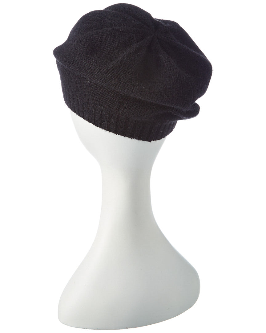 Portolano | Unisex | Cashmere Beret | Black