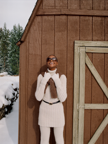 Diana Mini Dress | Snow Shimmer
