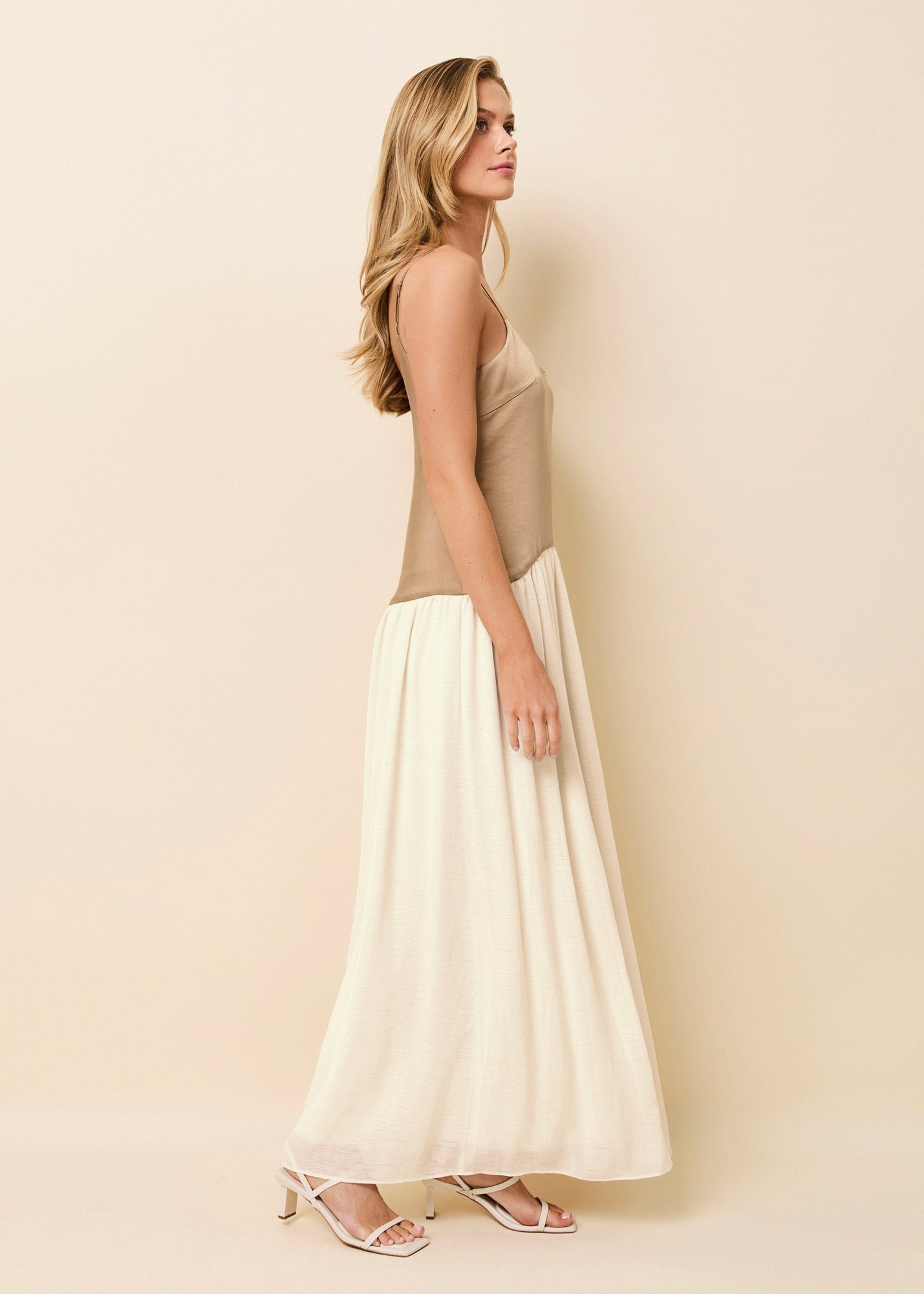 Talulla Dress Camel / Brule - Solid & Striped