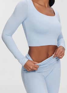 Soft Seamless Lounge Pants | Sky Blue