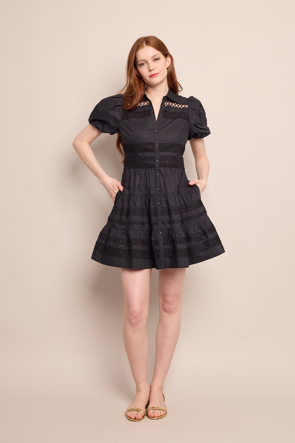 Mardi Mini Dress | Black