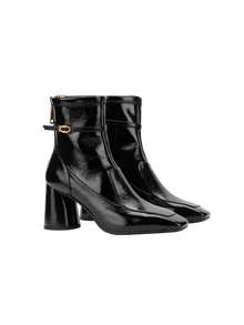 Ankle Heel Boots | Black